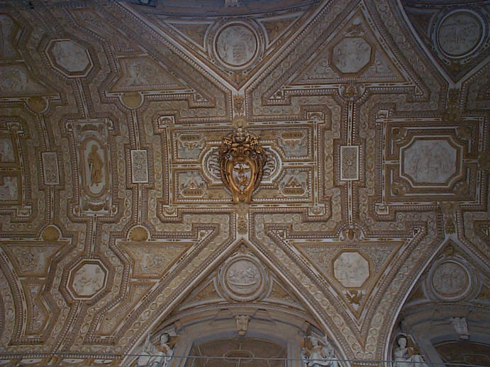 One of the ornate ceilings.