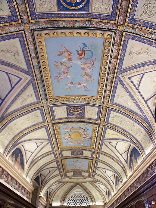 The Vatican roofs are covered with gold.